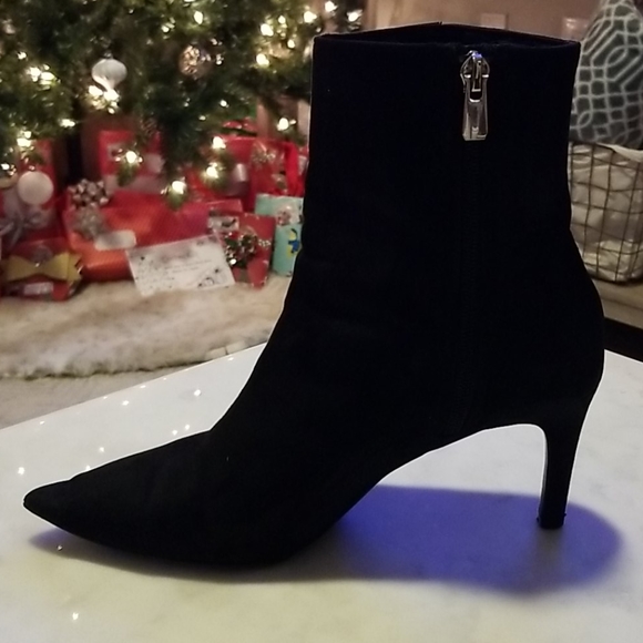 Black heeled boots, Pointed toe size 39 - Picture 3 of 7